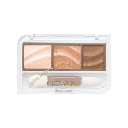 CEZANNE Lighting Up Eyeshadow 01 Royal Beige 1.7g for Delicate Gradients