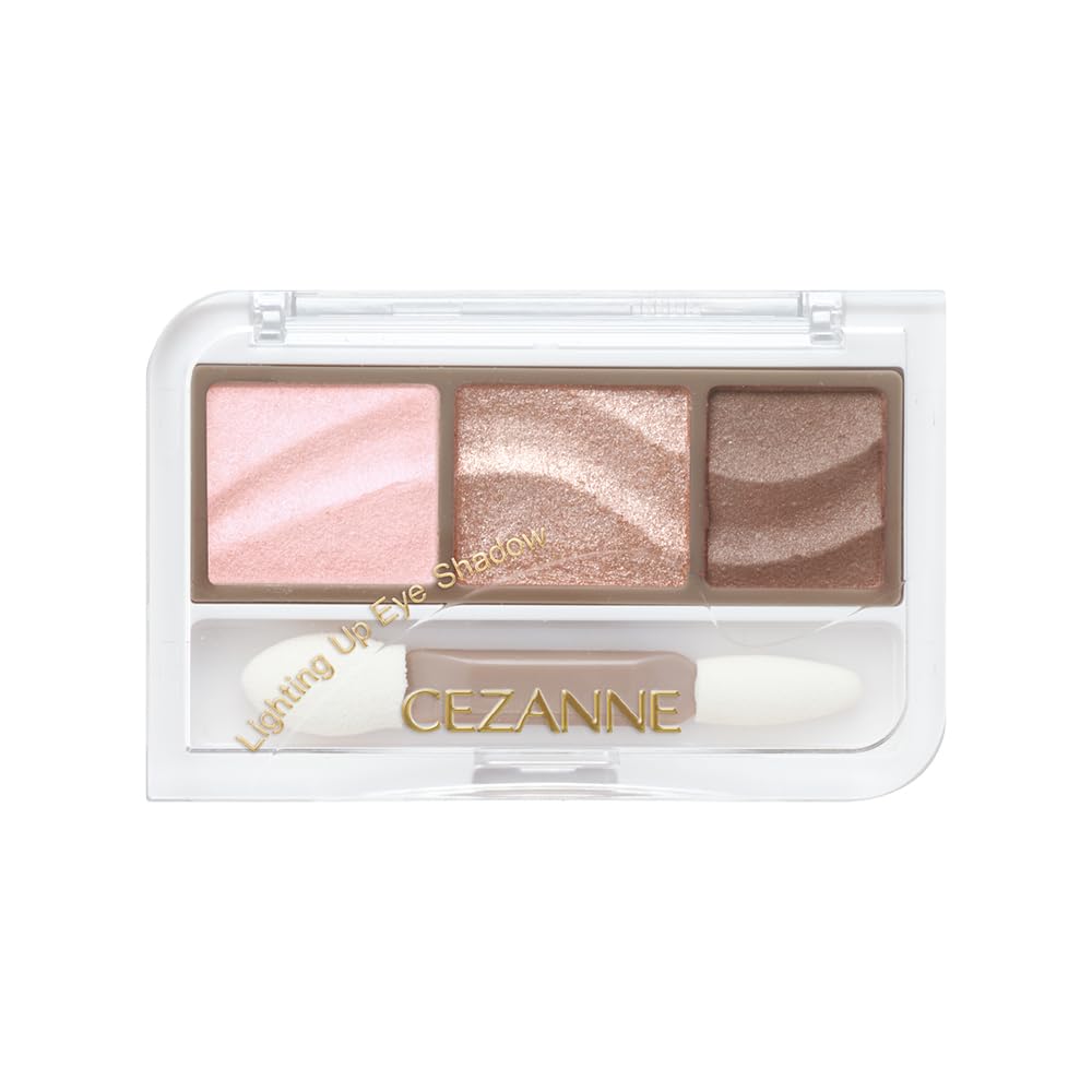 CEZANNE Lighting Up Eyeshadow Shell Gray Beige 1.5g for Easy Gradation