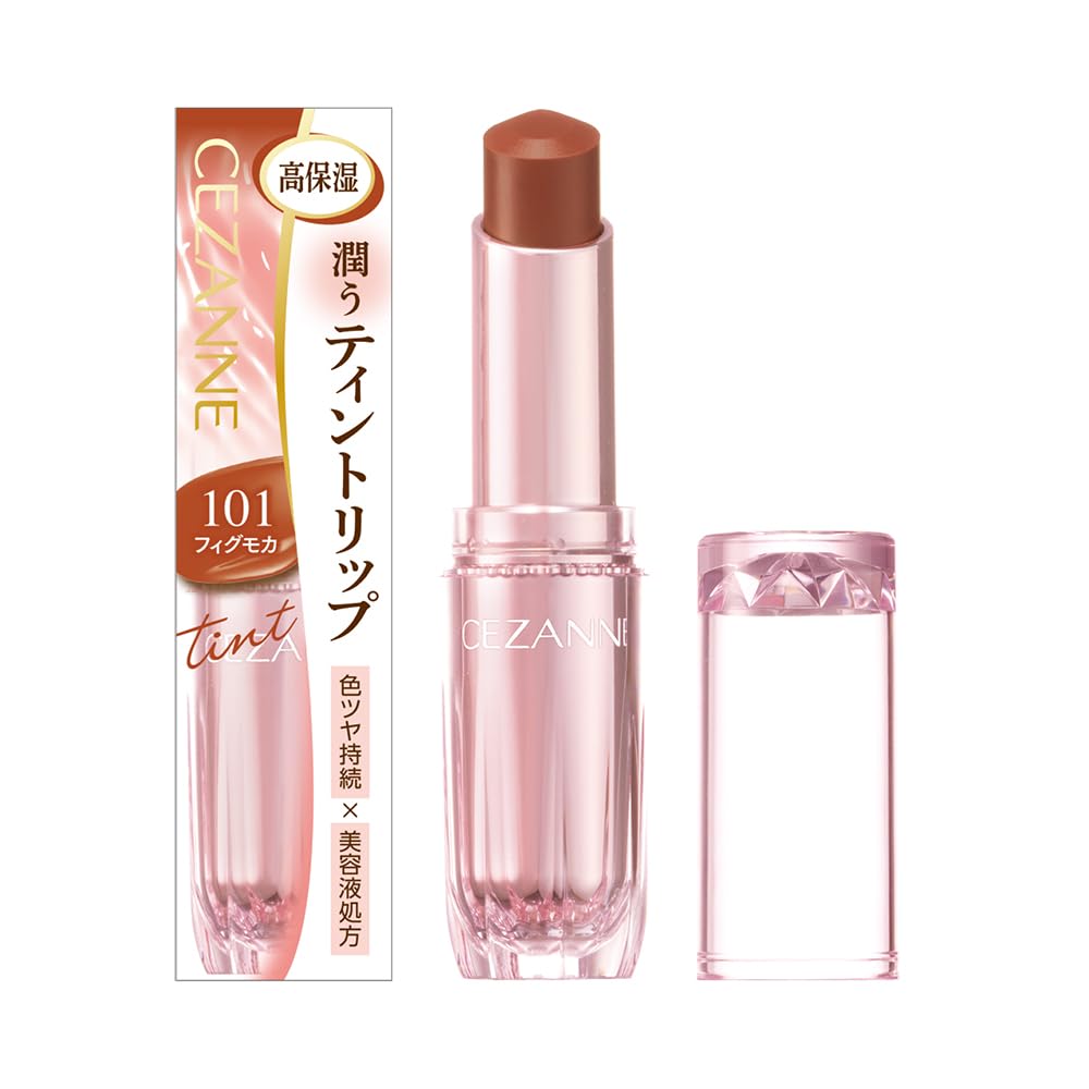 CEZANNE Lasting Gloss Lip N Fig Mocha 3.2g Moisturizing Tint
