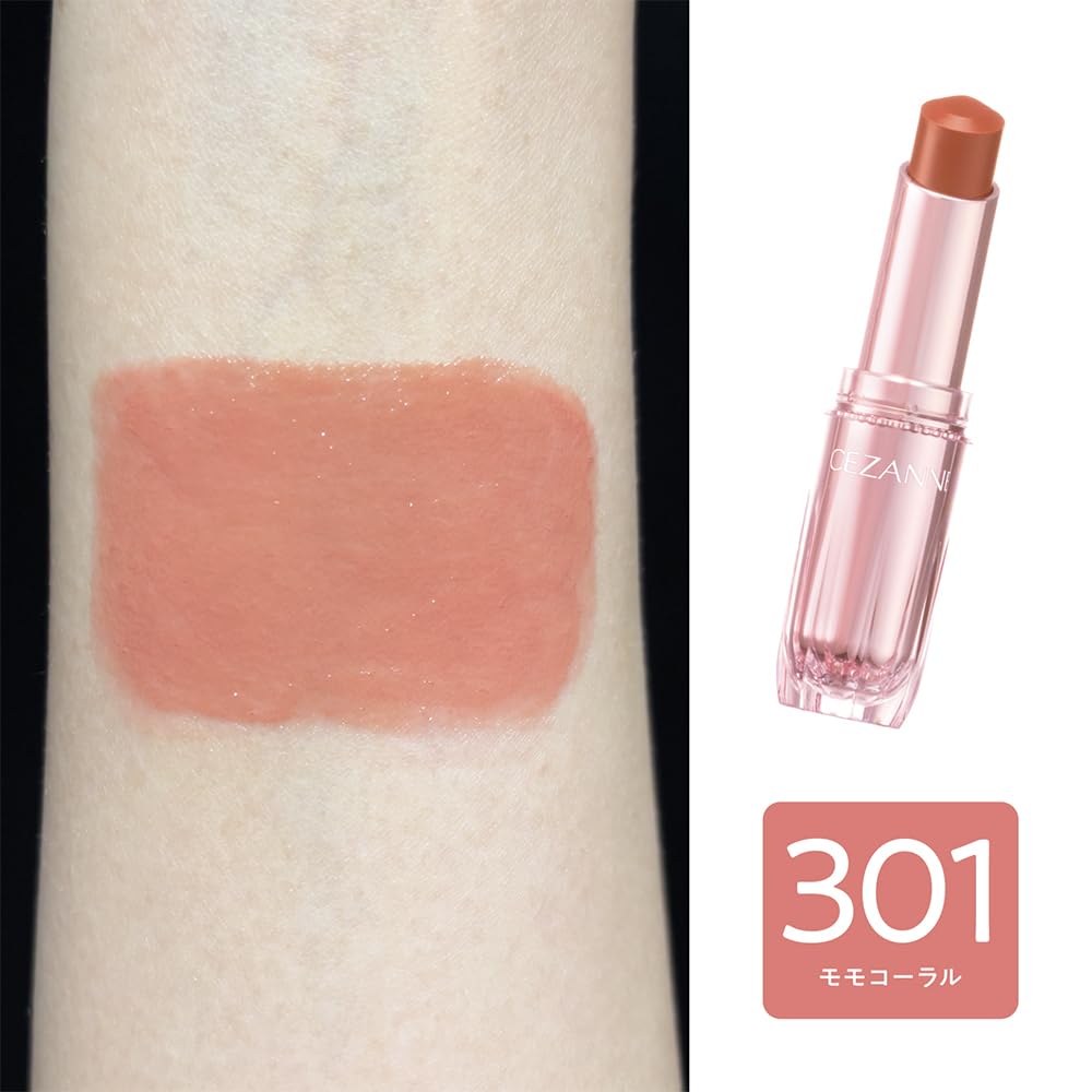 CEZANNE Lasting Gloss Lip N 301 Momoko Coral 3.2g Moisturizing Tint