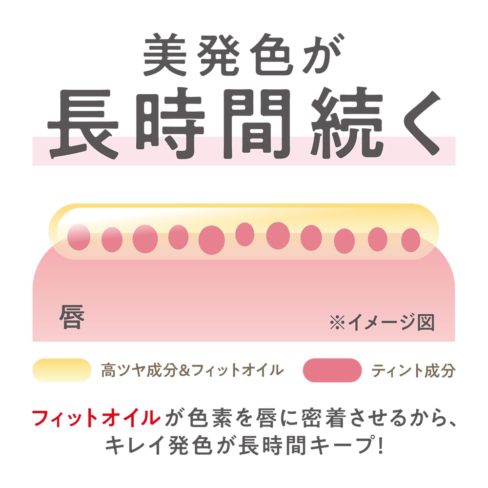 CEZANNE Lasting Gloss Lip N 301 Momoko Coral 3.2g Moisturizing Tint