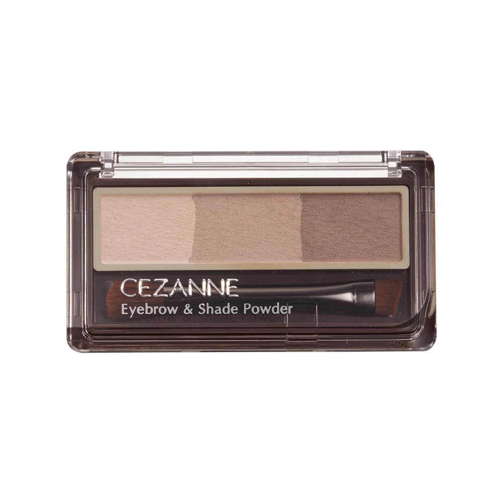 CEZANNE Eyebrow and Shade Powder Soft Greige 1.5g for Defined Brows