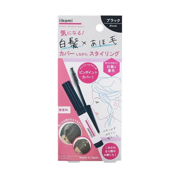 Shemore iikami TOTONOE MASCARA pour cheveux gris (noir)