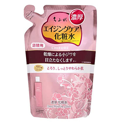 Chifure Rich Moisturizing Lotion Refill 180mL for Hydrated Skin