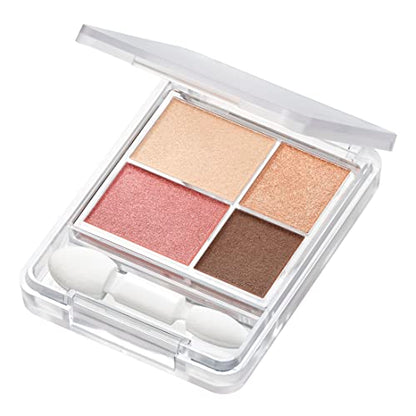 Chifure Gradation Eyeshadow 76 Red Brown 4-Color Palette