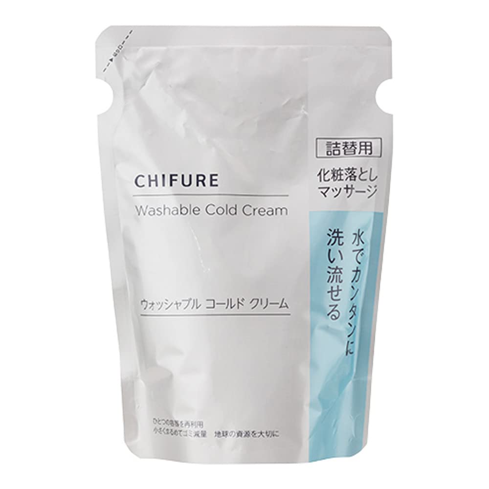 Chifure Washable Cold Cream Cleansing 300g for Japanese Skincare
