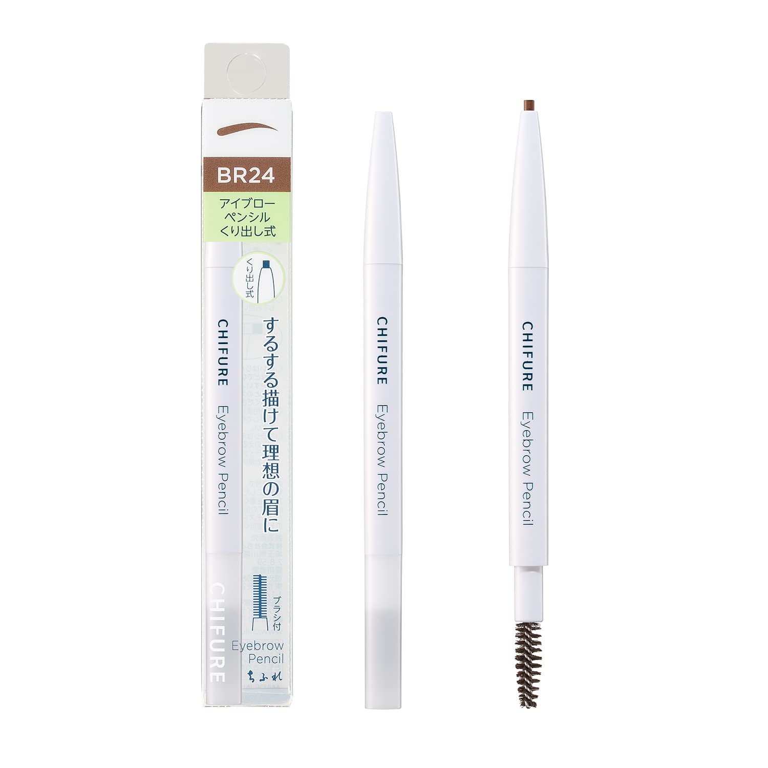 Chifure Eyebrow Pencil Twist-Up 24 Mocha Brown 1.0 pcs