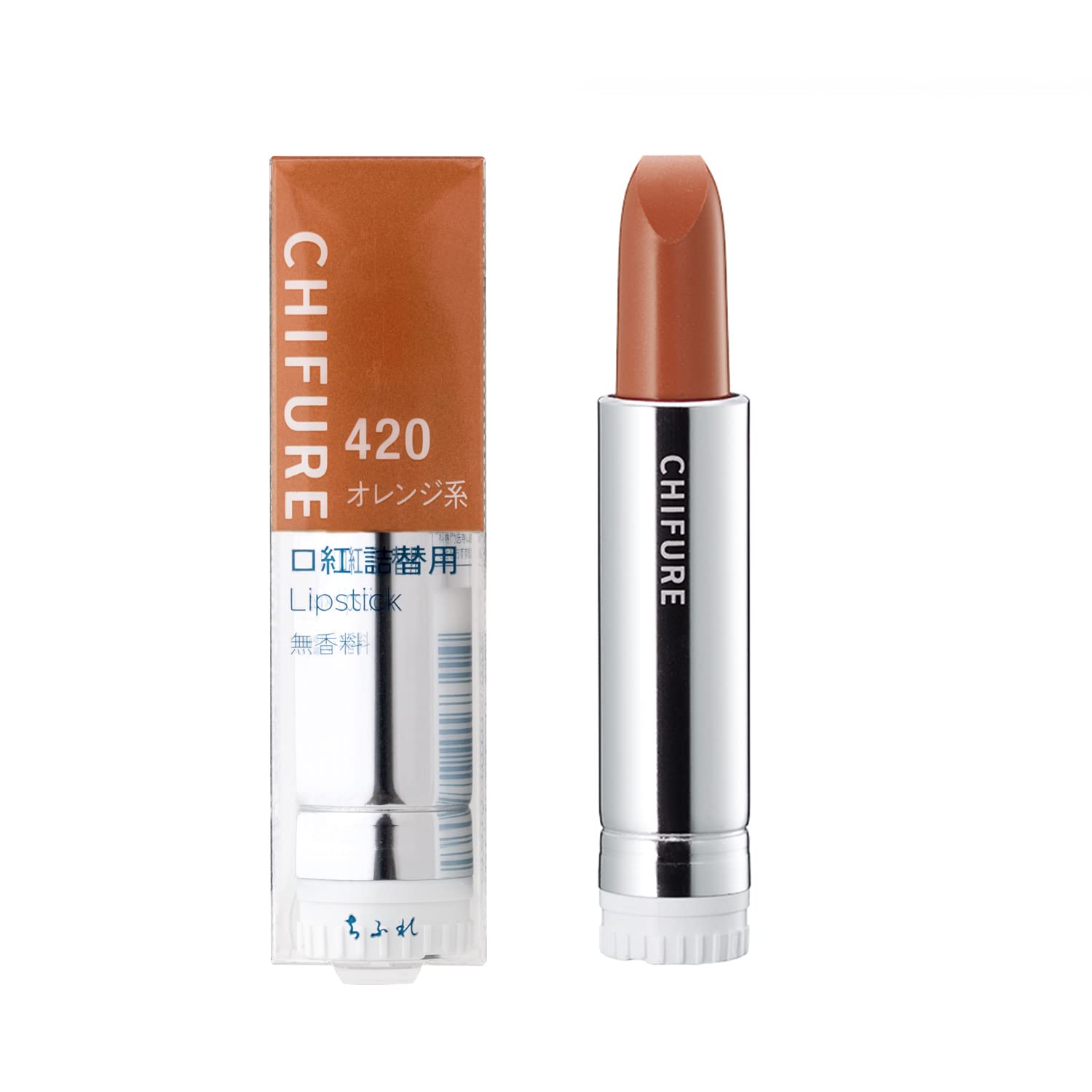 Chifure Lipstick Refill 420 Orange for Moisturizing Color