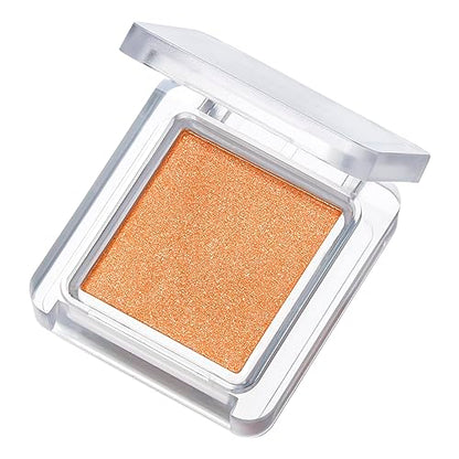 Chifure Single Color Eyeshadow 412 Orange Shade with Gold Pearl
