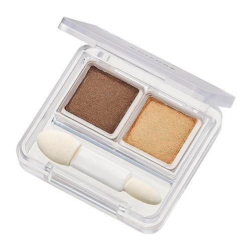 Chifure Twin Color Eyeshadow 05 Gold Series Elegant Gold Brown