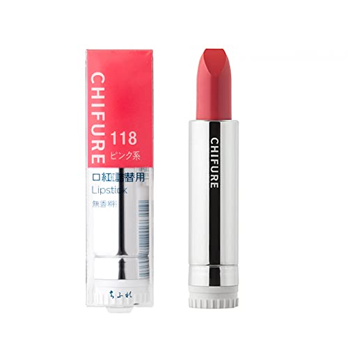 Chifure Lipstick Refill 118 Pink Series Moisturizing Formula