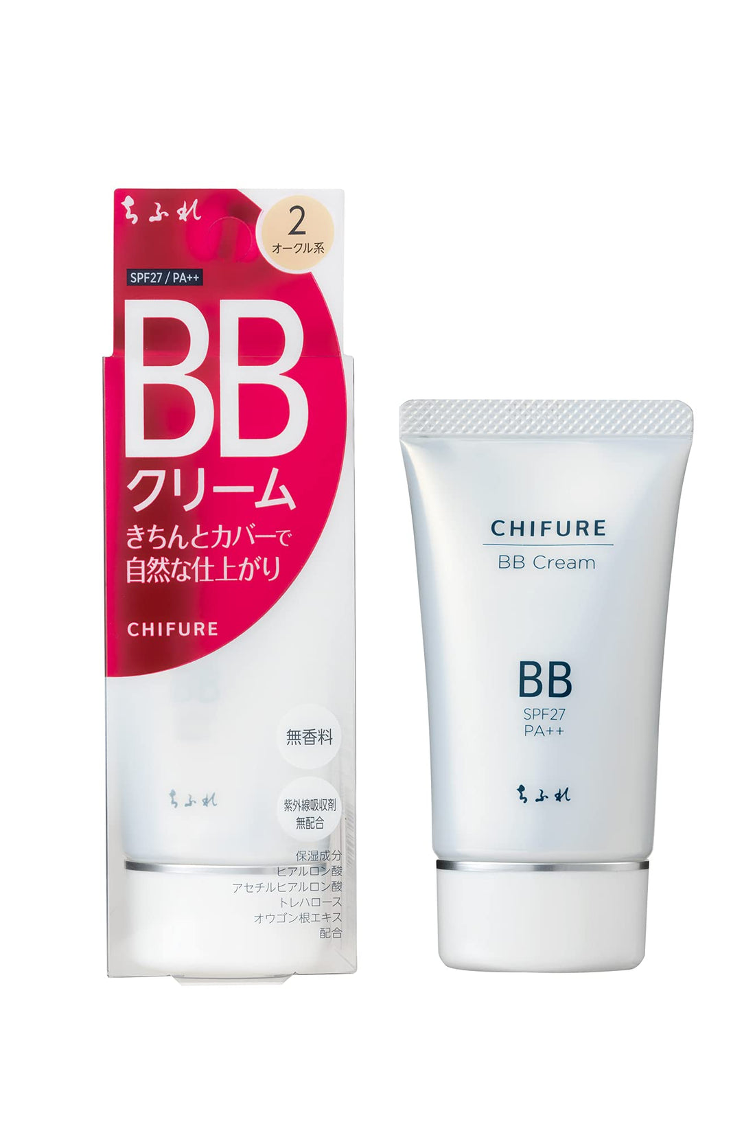 Chifure BB Cream Unscented 50g Fragrance-Free Japanese Skincare