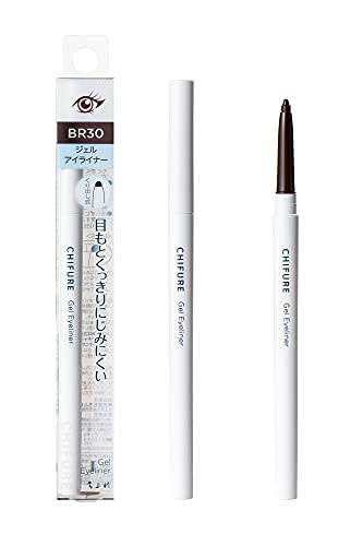 Chifure Gel Eyeliner Twist-Up Type Dark Brown 0.35 grams