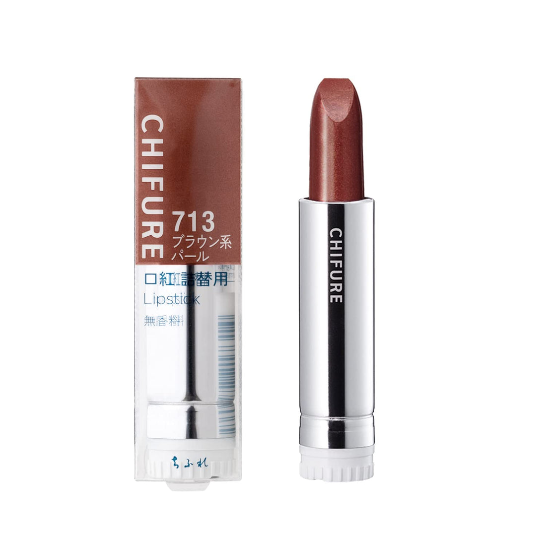 Chifure Lipstick (Refill) 713 Brown Pearl