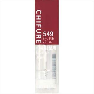 Chifure Lipstick Refill 549 Red Pearl for Smooth Application