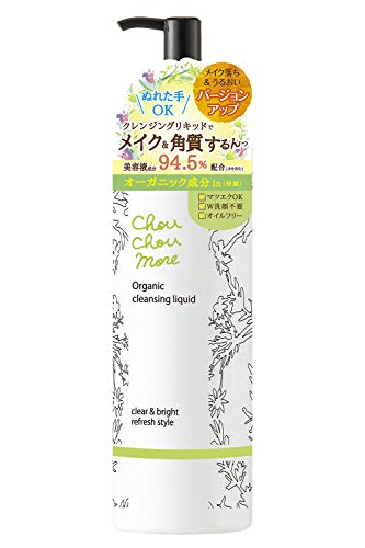 ChouChoumore CｈｏｕCｈｏｕMｏｒｅ シュシュモア クレンジングリキッド 390mL ( フローラルハーブの香り ) まつエクOK w洗顔不要 / メイク落とし オイルフリー ぬれた手OK