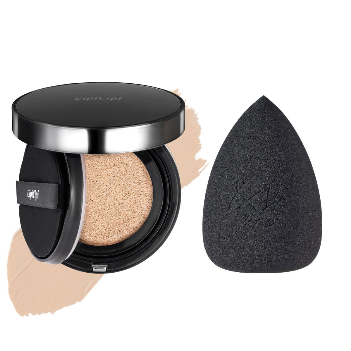 CipiCipi Fit Skin Cushion R Foundation with SPF50+ for Flawless Finish