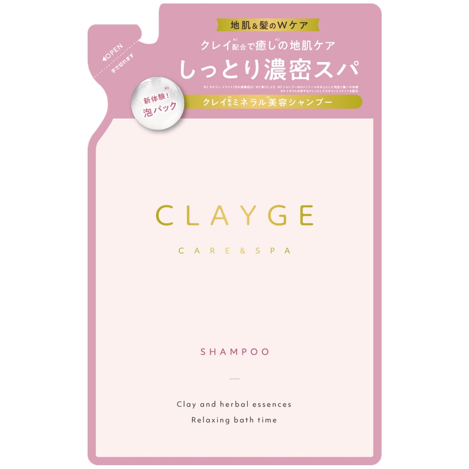 CLAYGE Moisturizing Shampoo with White Jasmine and Musk 400ml