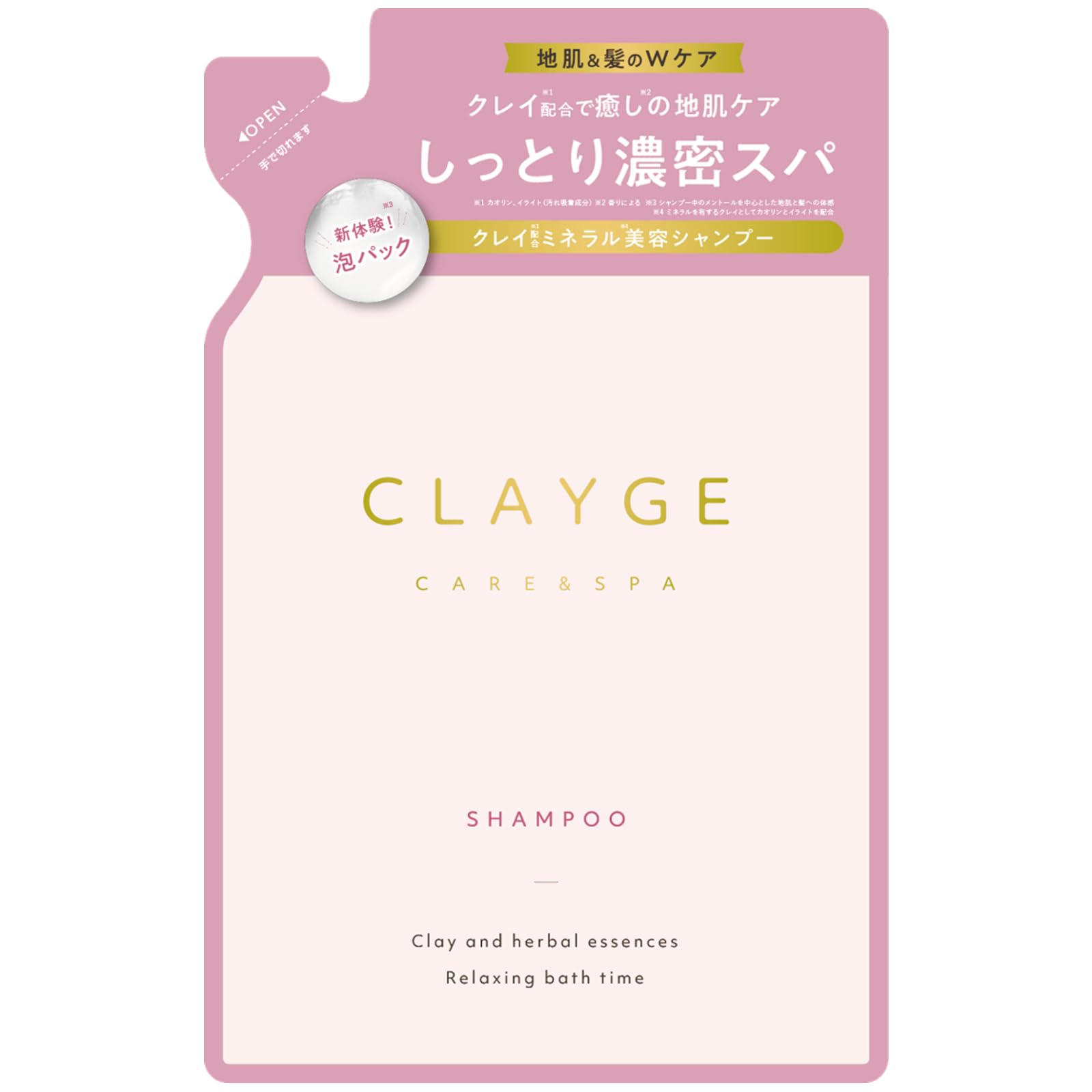 CLAYGE Moisturizing Shampoo with White Jasmine and Musk 400ml
