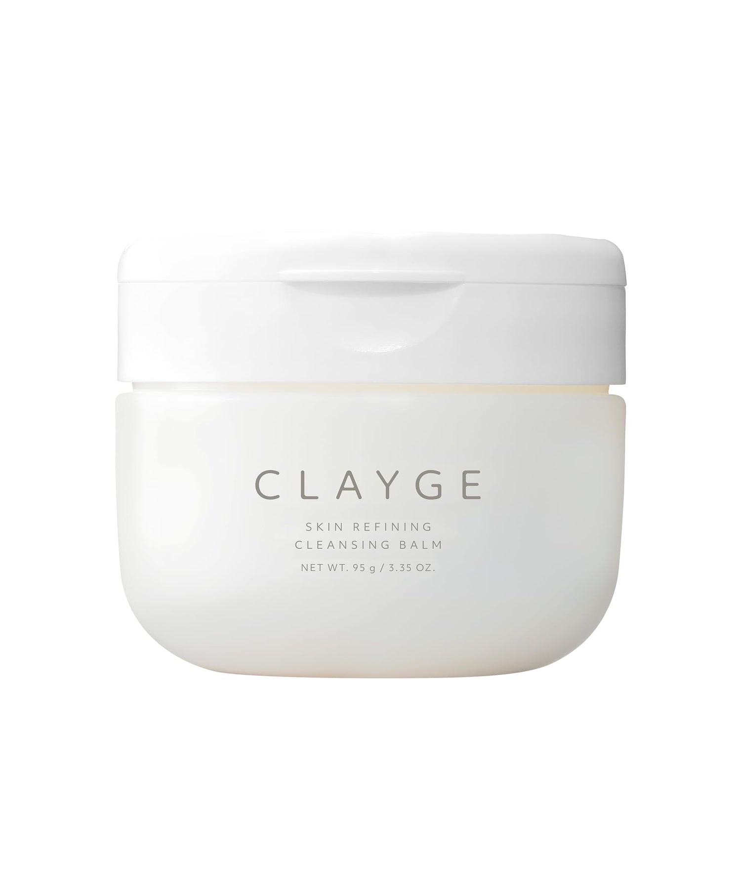 CLAYGE Baume nettoyant raffermissant pour la peau 95g Démaquillant Soin des teints ternes Soin des pores Blanc