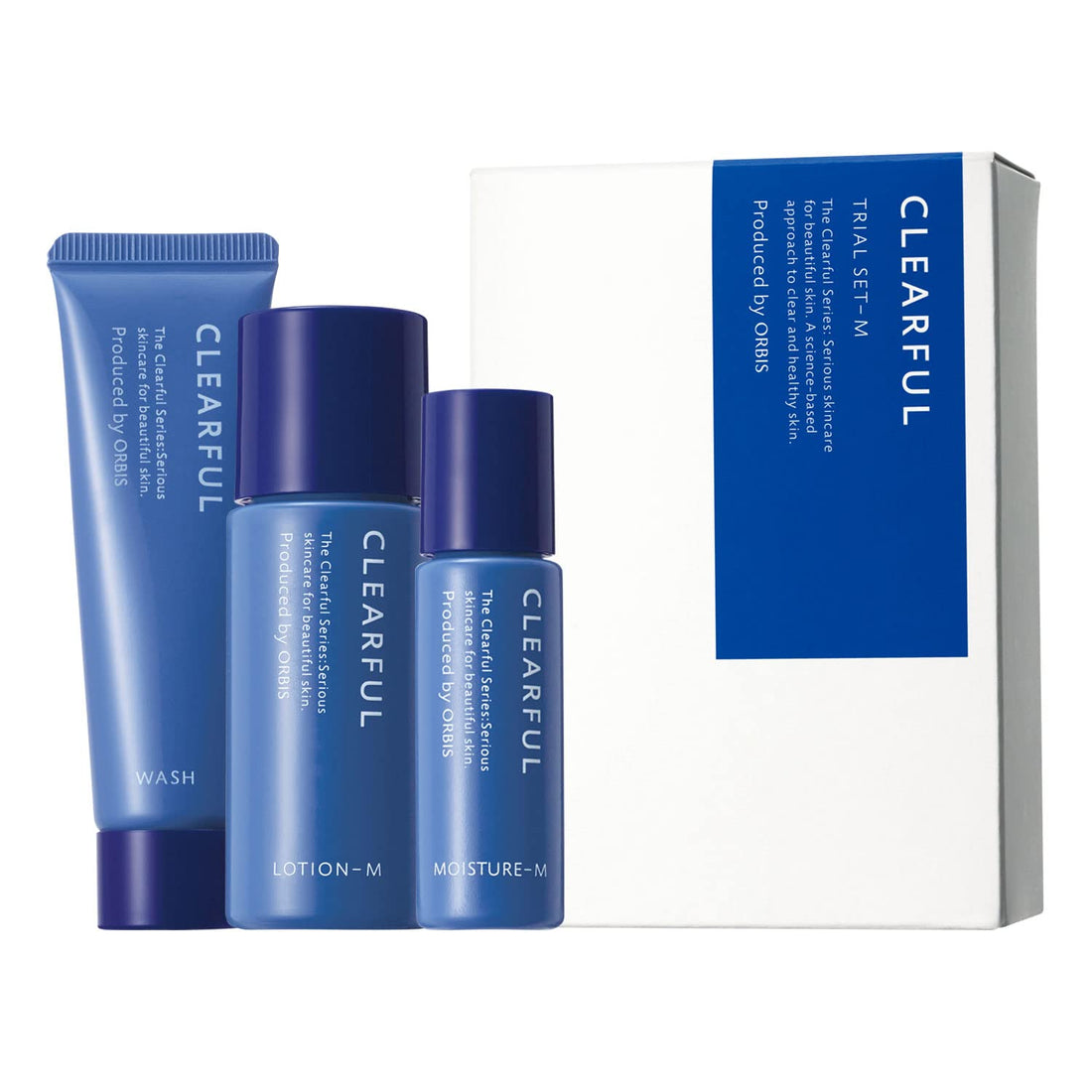CLEARFUL Clear Full Trial Set for Sensitive Skin Cleansing Foam Lotion Moisturizer