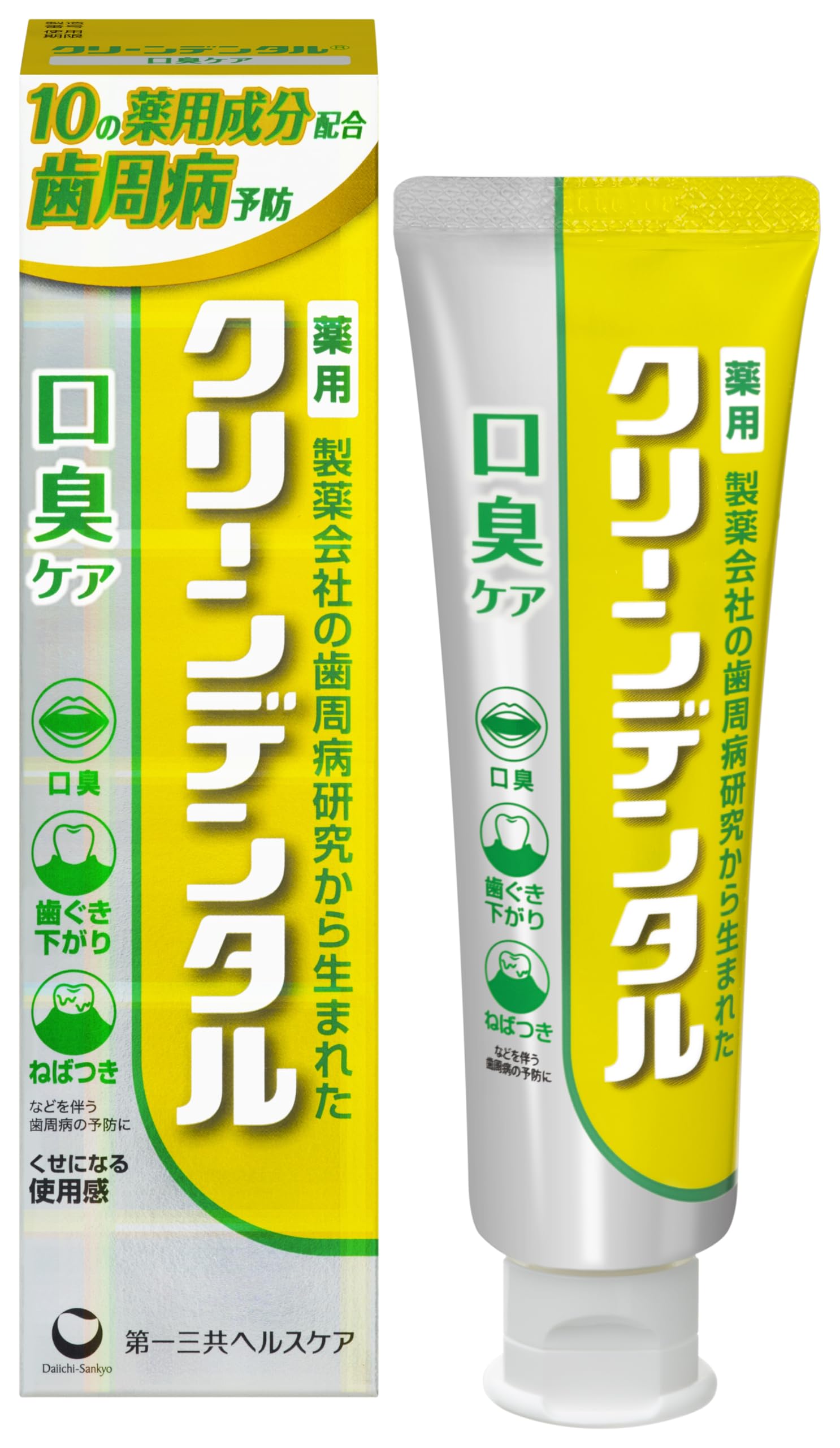 Clean Dental Bad Breath Care Toothpaste 100g with Refreshing Flavor