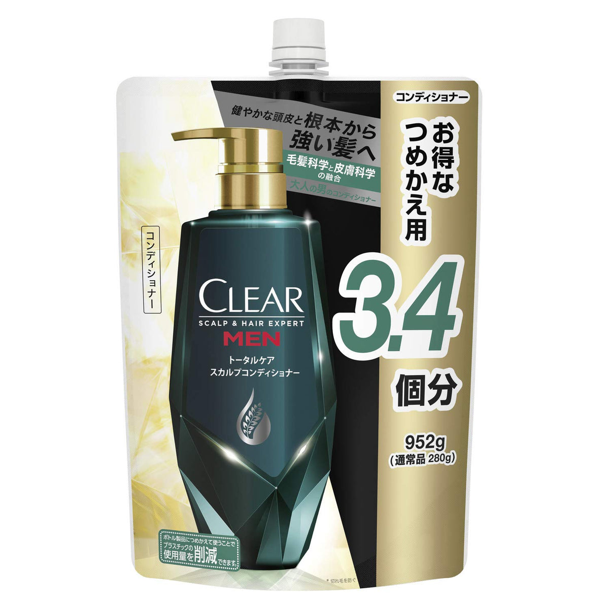 CLEAR Total Care Scalp Treatment 952g for Men