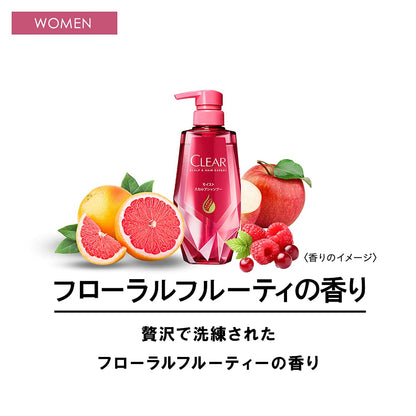 CLEAR Moist Scalp Shampoo Pump 370g for Japanese Hair Care