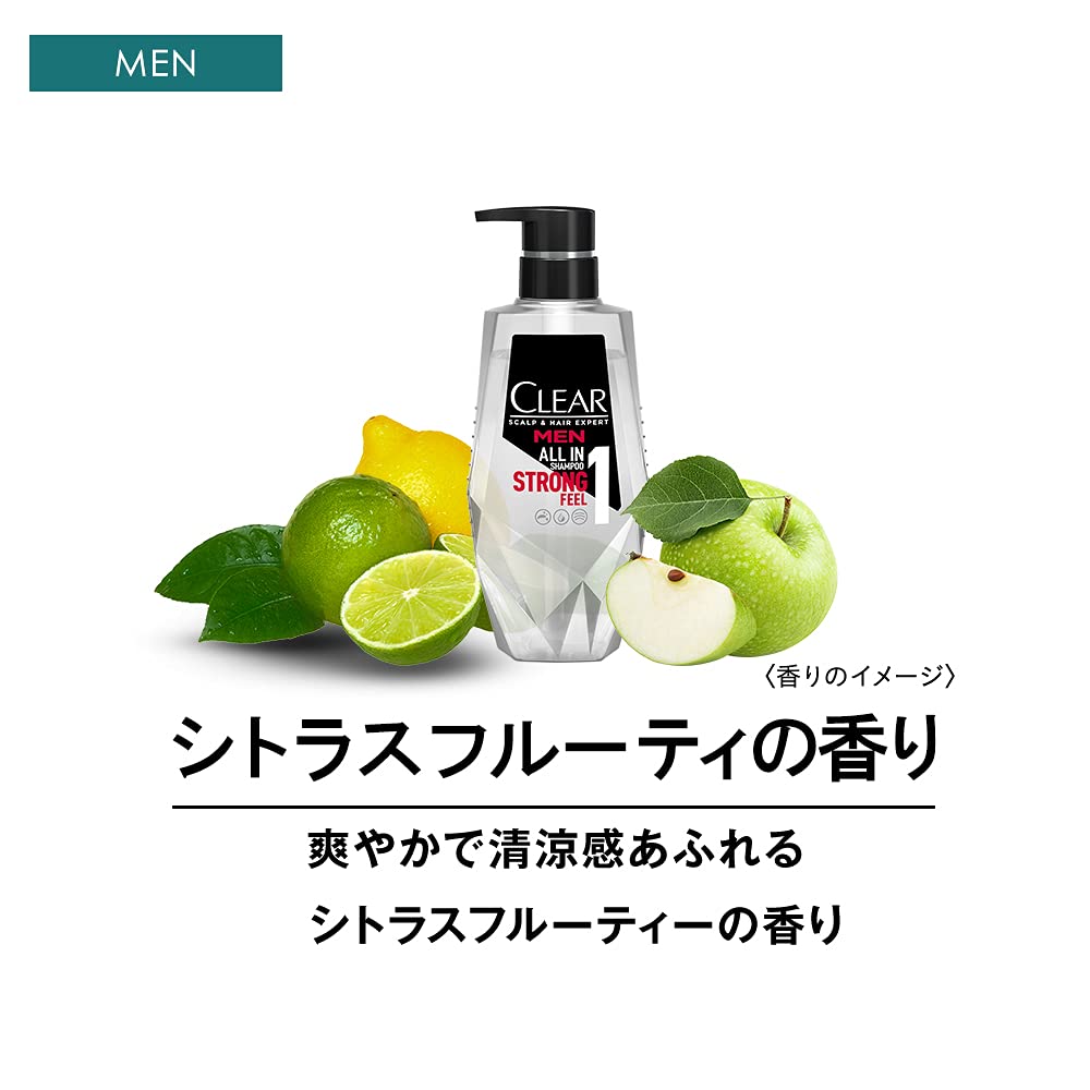CLEAR All-in-One Shampoo Refill 280g for Japanese Hair Care