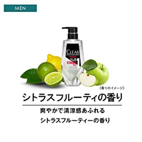 CLEAR All-in-One Shampoo Refill 280g Pack of 3 for Japanese Hair Care