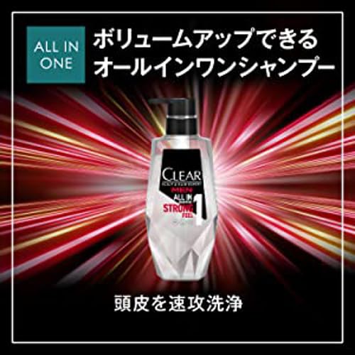 CLEAR All-in-One Shampoo Refill 280g Pack of 3 for Japanese Hair Care