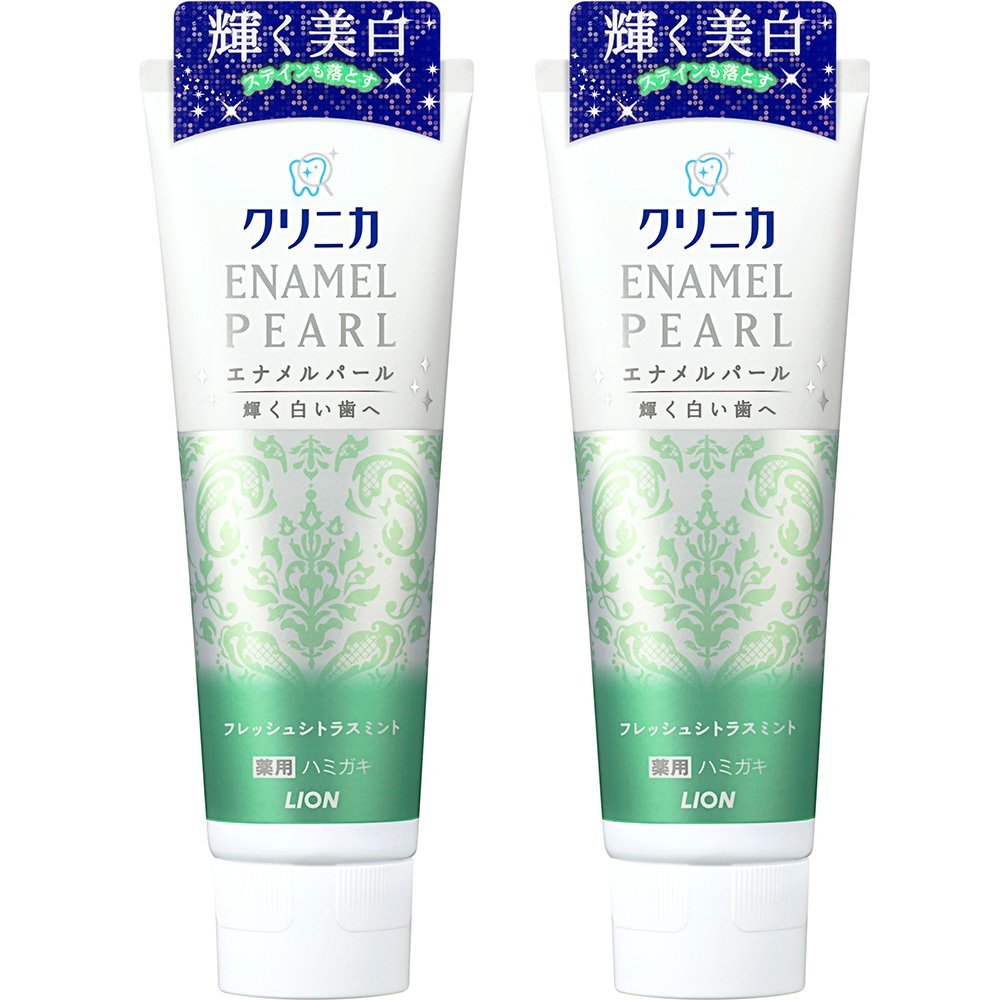 Clinica Enamel Pearl Toothpaste Fresh Citrus Mint 130g Twin Pack