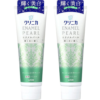 Clinica Enamel Pearl Toothpaste Fresh Citrus Mint 130g Twin Pack