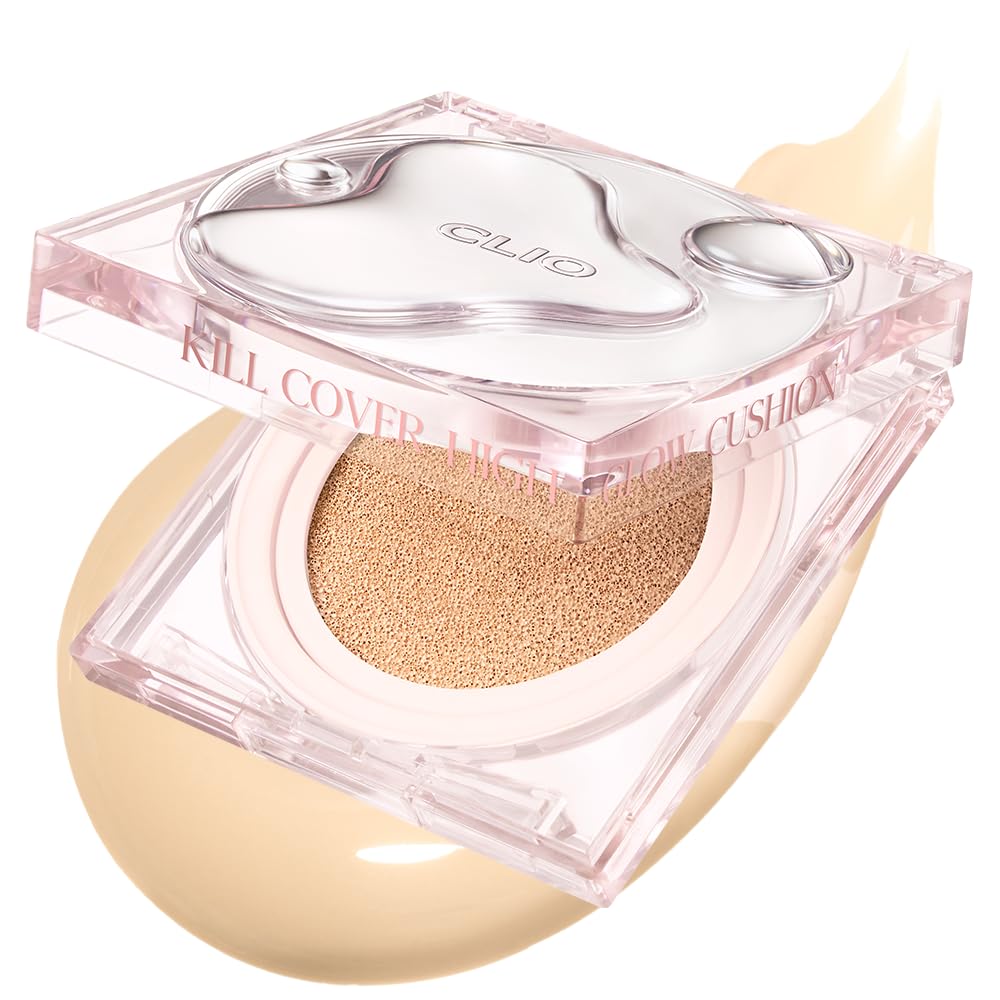 CLIO Kill Cover High Glow Cushion SPF50+ PA+++ 1pc for Radiant Skin