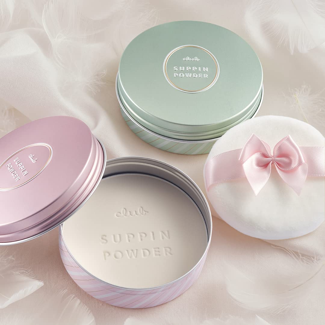 Club Sukkiri Powder C in Pastel Rose Scent 26g for Japanese Skincare