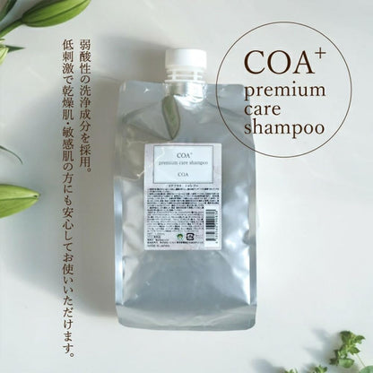 COA PLUS Premium Care Shampoo Refill 1000ml with Savon Scent