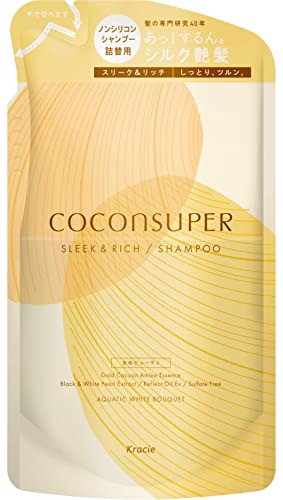 COCONSUPER SLEEK &amp; RICH Inner Comfort Shampoo Refill 320ml Non-Silicone Formula