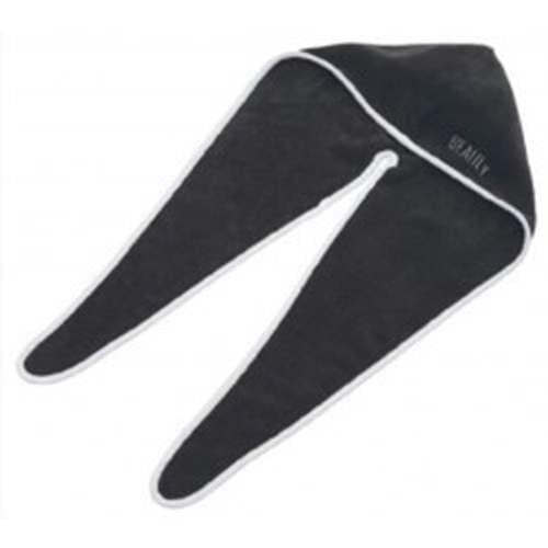 Cogit Quick Dry Hair Turban for Long Hair in Black