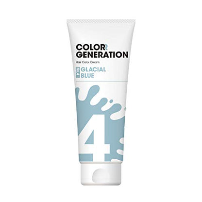 COLORR GENERATION Crème Colorante Glacial Blue 150 grammes
