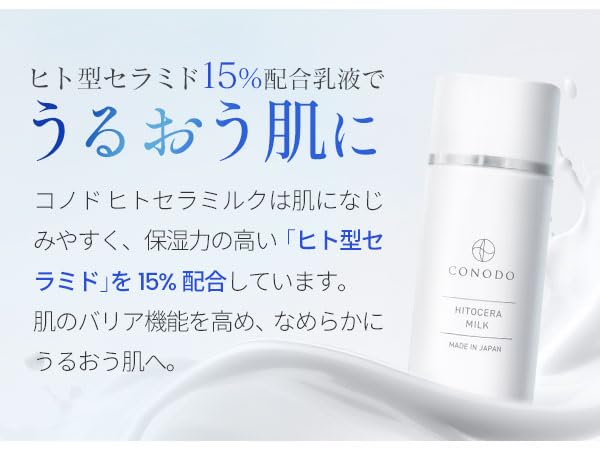 CONODO Human Ceramide Milk 40g Hydrating Lotion with 15% Ceramide