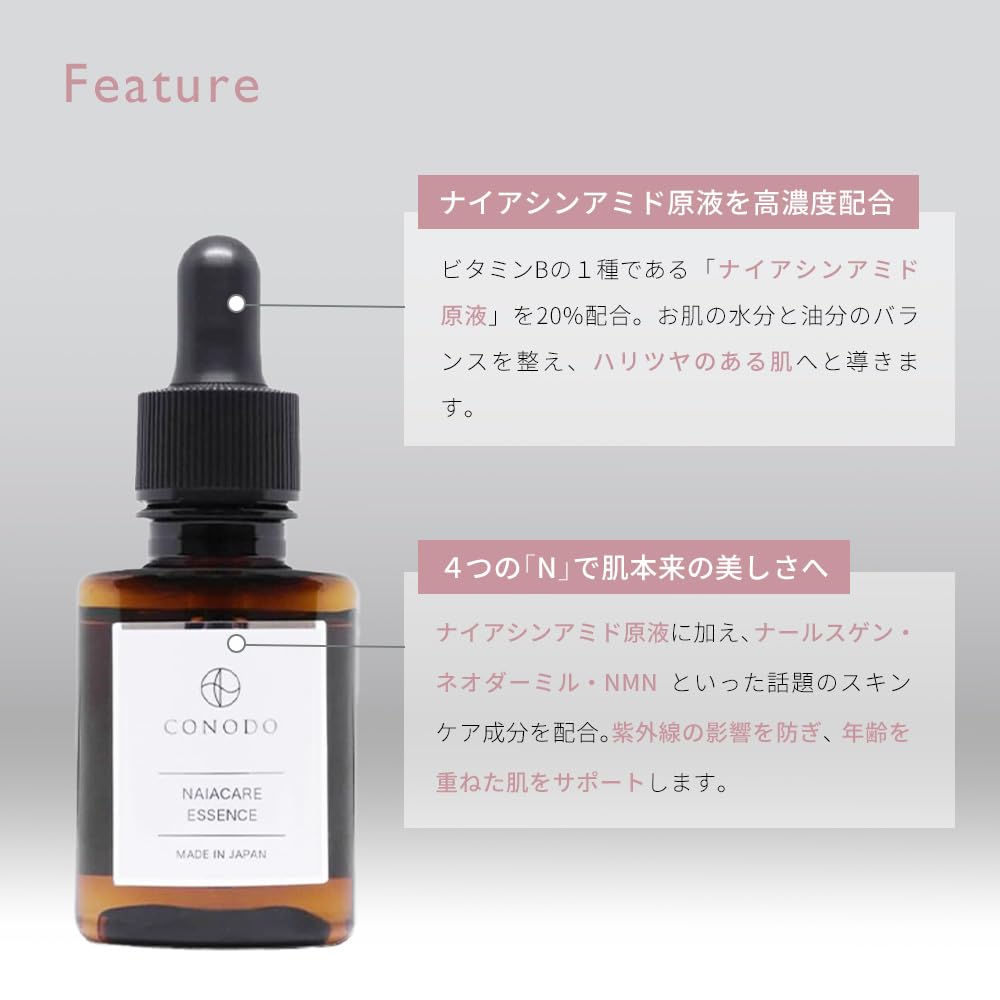 CONODO Niacinamide Serum 30ml for Japanese Skincare