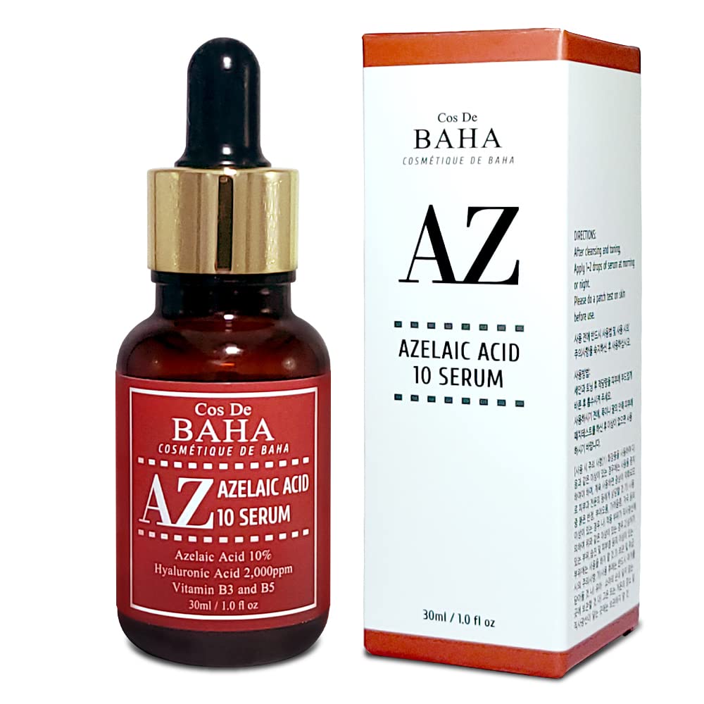 Cos De BAHA Azelaic Acid 10% Niacinamide 1% Serum 30ml for Radiant Skin