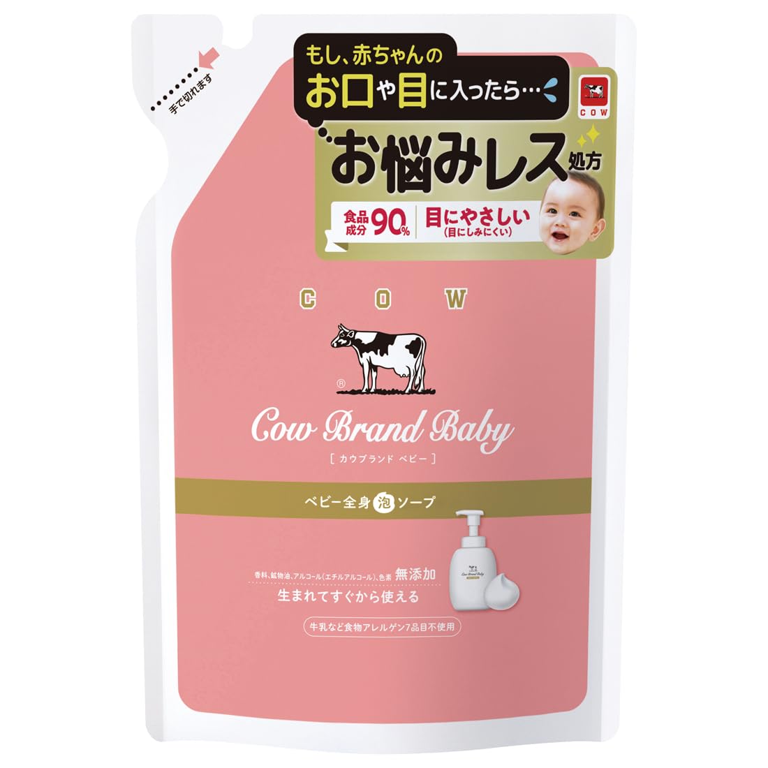 Cow Brand Baby All-in-One Foam Soap 350mL Gentle Formula