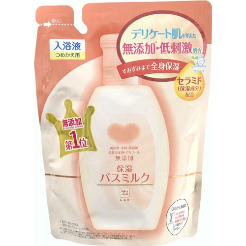 Cow Brand Additive-Free Bath Milk Refill 480ml for Gentle Care