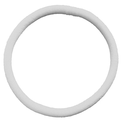 Craft Shop CLAN Japanese Hair Tie Thick 4.3mm Set of 6 White