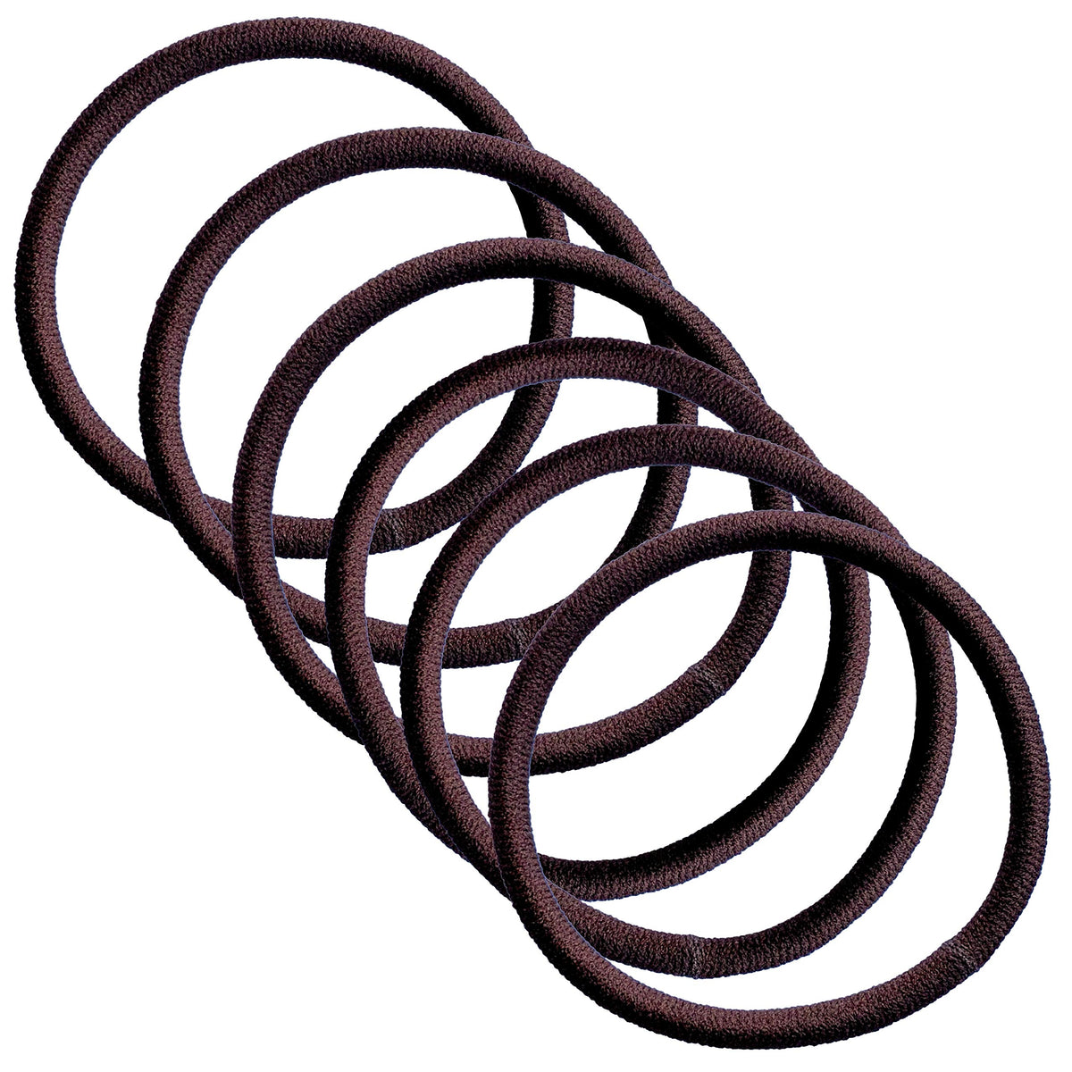 Craft Shop CLAN Japanese Hair Tie Set Thick 4.3mm Brown 6 Pieces
