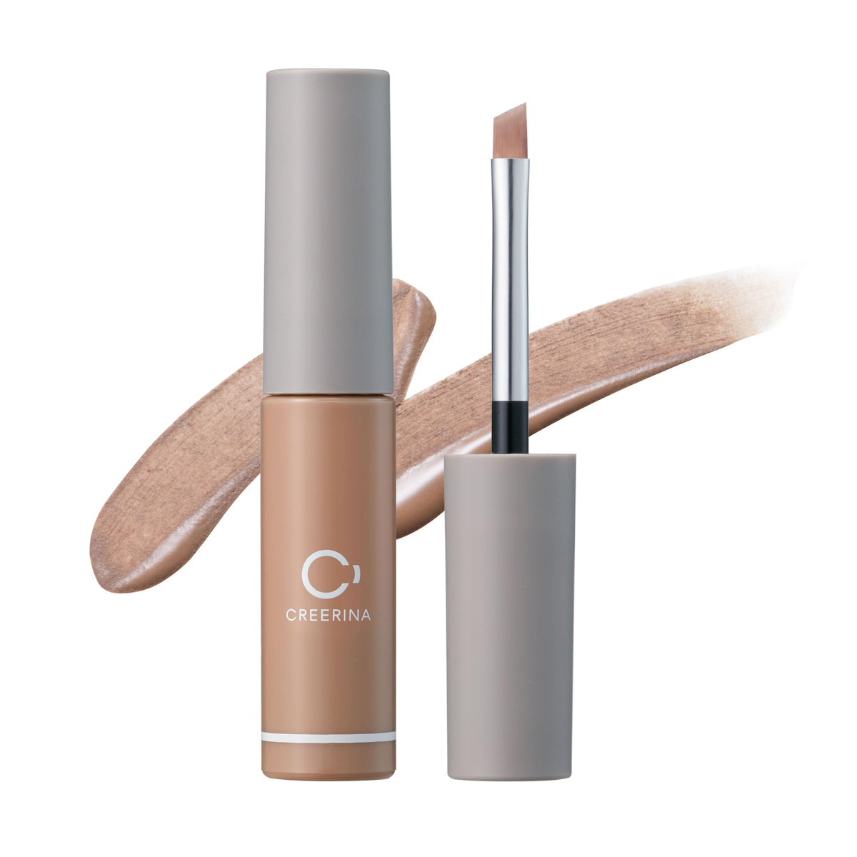 CREERINA Powdery Liquid Eyebrow Milk Brown for Effortless Brows