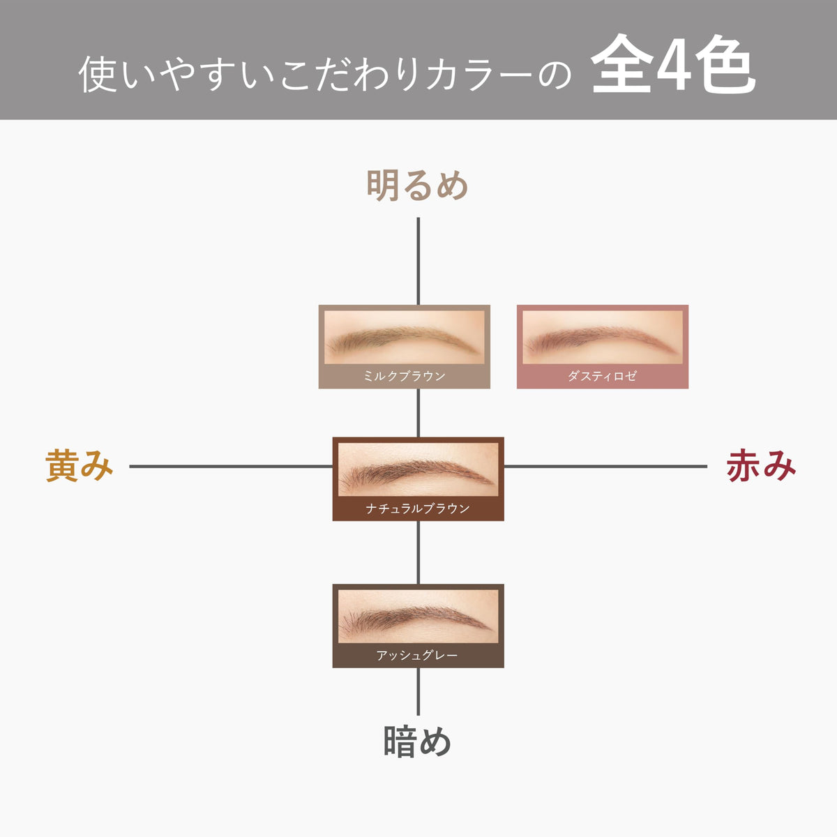 CREERINA Powdery Liquid Eyebrow Milk Brown for Effortless Brows