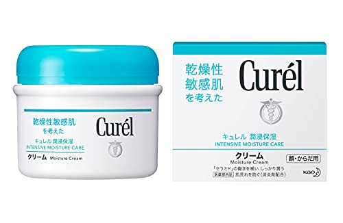 CUREL Crème Hydratante 90g pour Visage et Corps sans Parfum
