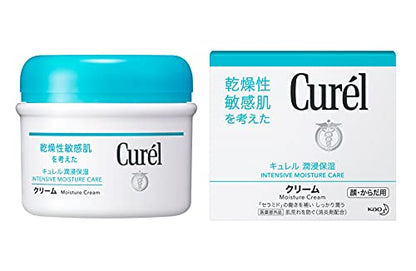 CUREL Crème Hydratante 90g pour Visage et Corps sans Parfum
